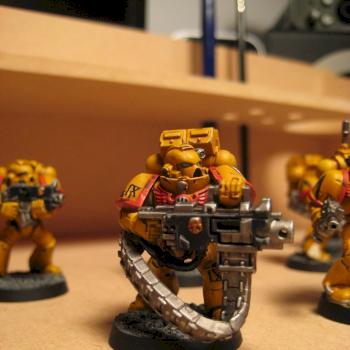 Imperial Fists heavy bolter by pacmanman