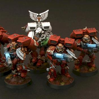 Blood Angels Honor Guard by Johnnyhorse