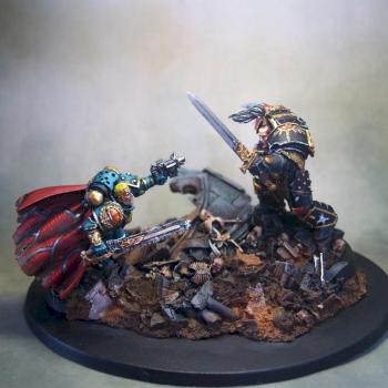 Abaddon and Loken by PowerhouseMiniatures