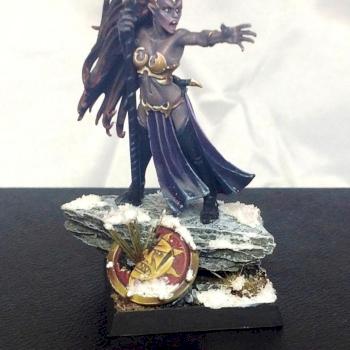 Dark Elf Sorceress by BluntBrush