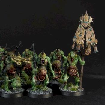 Chaos Daemons Plaguebearers by Jarrett