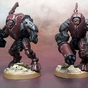 Tau XV25 Stealth armour (Tabletop Standard) by darkwrath