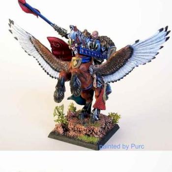 Bretonnia Lord or Paladin on Royal Pegasus by Purc