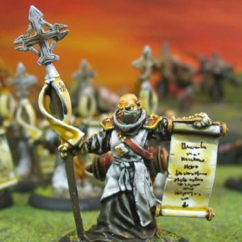 Chior of Menoth by bluetablepainting