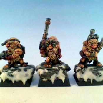 Dwarf blunderbuss wielders finished by Mr Scream