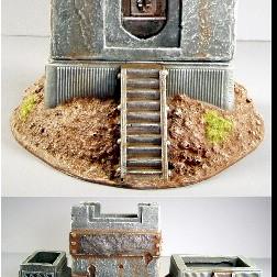 Large Bunker / Tower Terrain for 40K or Other by CaptNarcissisto