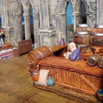 Grendle miniatures Tavern Diorama by DjTherapy