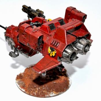 Blood Angels Land Speeder by Learchus