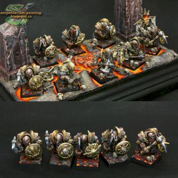 Chaos Dwarf infernal guard by ravenswood