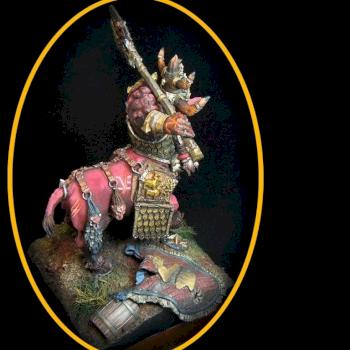 Taur'ruk - Chaos Dwarf Bull Centaur by Randall Flagg