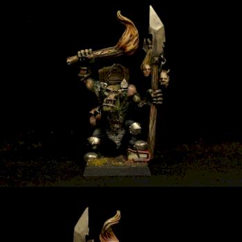 Orc Raider With Torch by Michael_Nashvili