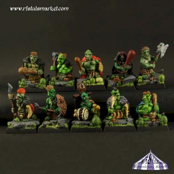 Goblins Male Pack of 10 by Aspen_of_Ocean