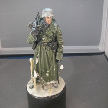 German WWII Infantryman with Greatcoat by -=Lazuli=-