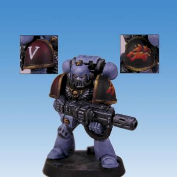 Warhammer 40k Space Marine by Vicky