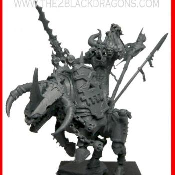 Khorne Daemon Herald on Jugga by Beowahr