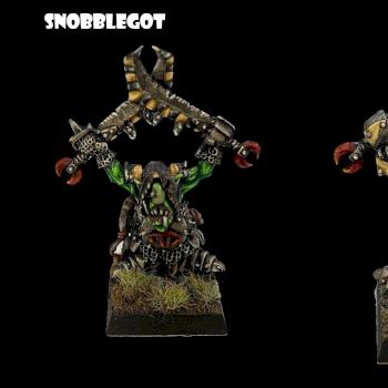 SNOBBLEGOT, Night Goblin Chief by mousekiller