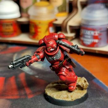 Blood Angel Assault Intercessor by Osvius