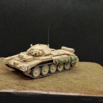 .Crusader mk.I (early),1 DPanc,Afryka Pn 1941. IBG Models 1/72 scale by PiotrP