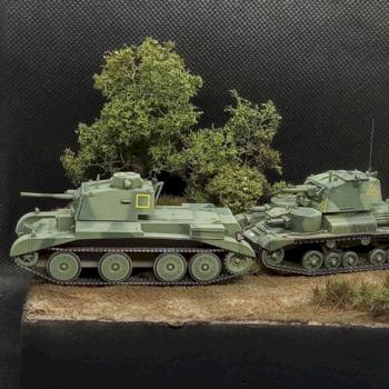 Cruiser Tank Mk III (A13).+ mk.I (A9).Scale 1/72 by PiotrP