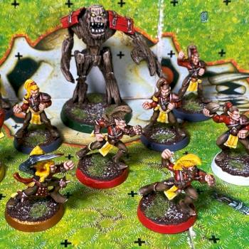 Wood Elf Team Blood Bowl by Slup