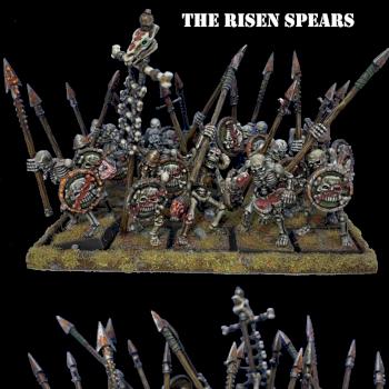 THE RISEN SPEARS - Skeletal Spearmen by mousekiller