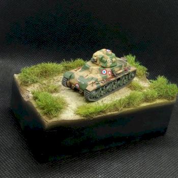 Hotchkiss H-35(wczesny) 4 Cuirassiers 1DLM,Francja 1940. 1/72 Scale by PiotrP