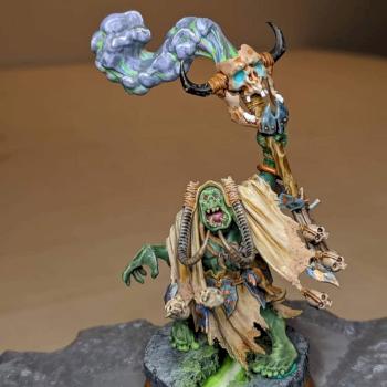 Orruk Weirdnob Shaman by JamieDaggers