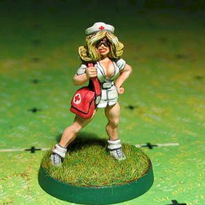 Blood Bowl Nurse by Rob Jedi