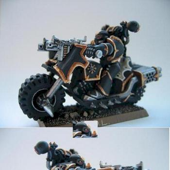 Chaos Space Marine Bike by Khorne Berserker