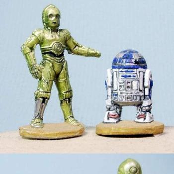 R2D2 and C3PO revered assistants of the Machine God by LavronYor