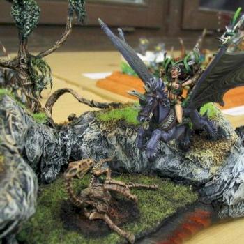 Morathi diorama by LordNagash