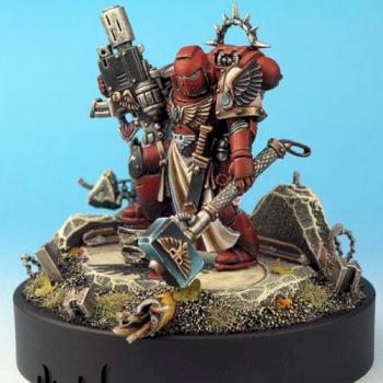 Space Marine Blood Raven Commander by Wiltrichs