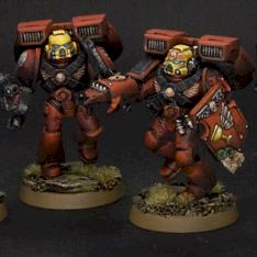 Blood Angels Assault Squad by Picster