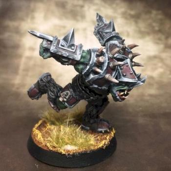 Blood Bowl Black Orc by Elkantar