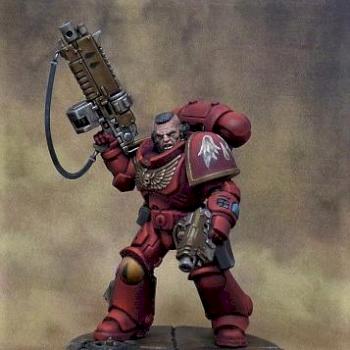 Warhammer 40K Blood Angels Primaris Lieutenant by RogueSquirrel