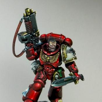 Primaris Blood Ravens Captain by risk0