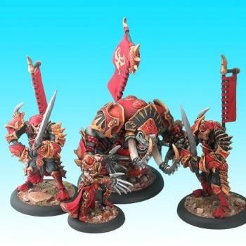 Hordes Skorne Warpack: Titan, Cyclops, Morghoul by spooktalker