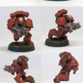 Blood Angel Tactical Marine by Blackmane