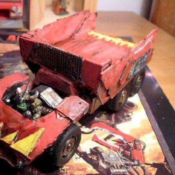 Scratchbuild Ork Wartrukk by frankietanch