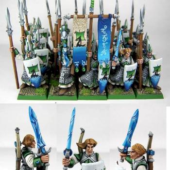 High Elf Spearmen Unit by Astonia