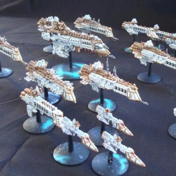 Battlefleet gothic imperial fleet by Valorus