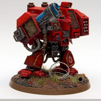 Blood Angels Dreadnought by gimiak