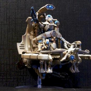 Necron Command Barge by pokrzyw