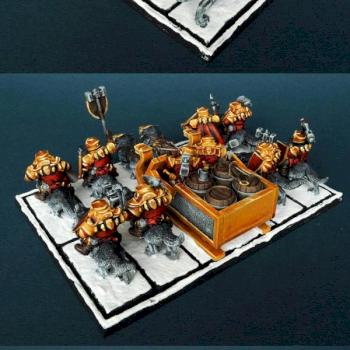 Manti Dwarf Great Husky Cavalry with Sleys by BloodyBeast.com