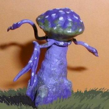 Giant mushroom purple fungus by JCW castings by JCVV3