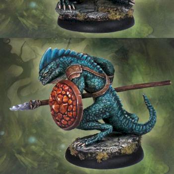 Ridgeback Lizardman Warrior by Dblood