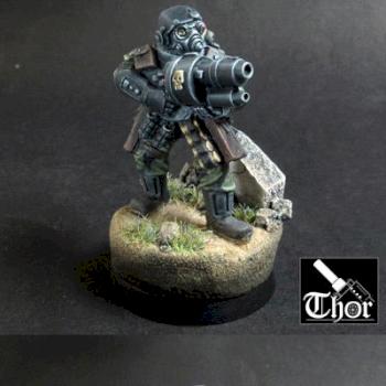 Imperial Guard Storm Troopers with Grenade Launcher by Thor-Modelling