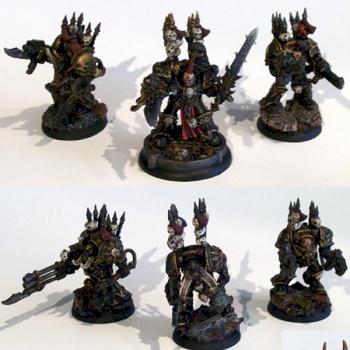 Black Legion Chaos Terminator Squad by Cash13