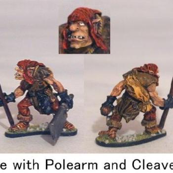 Ogre with Polearm and Cleaver by cardheros6wo6