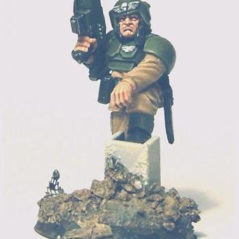 Cadian infantry by dwart